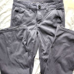American Eagle Grey Khakis